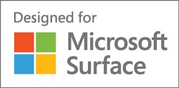 Designed for Microsoft Surfaceロゴ