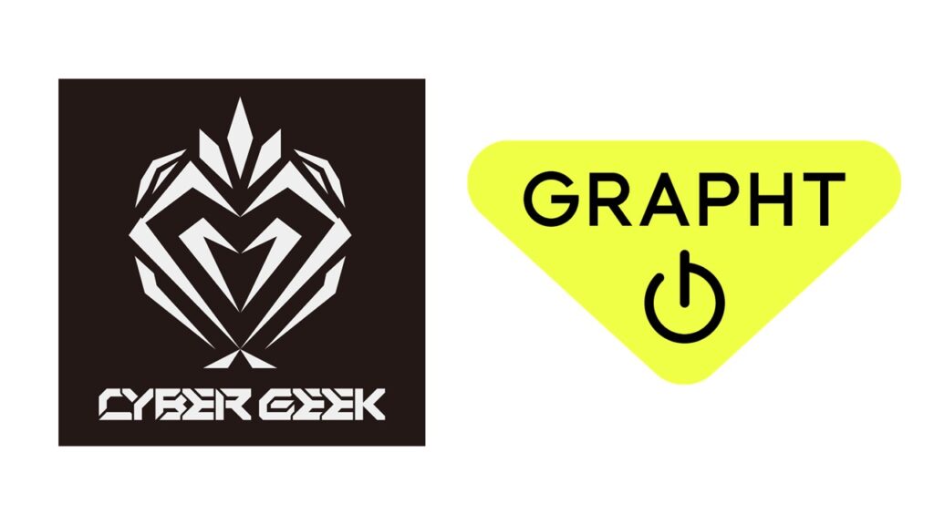 「Cyber Geek」ロゴマーク 「Team GRAPHT」ロゴマーク