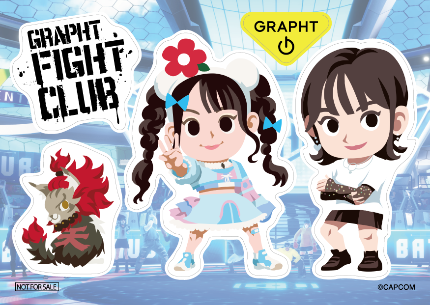 GRAPHT FIGHT CLUB限定オリジナルステッカー