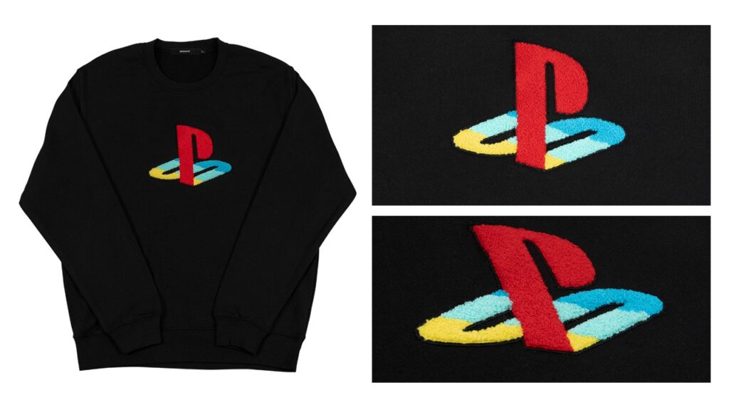 『Heritage サガラ刺繍スウェット / PlayStation™』（ブラック）