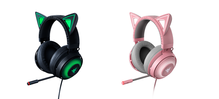 Razer Kraken Kitty（ブラック、クォーツ ピンク）