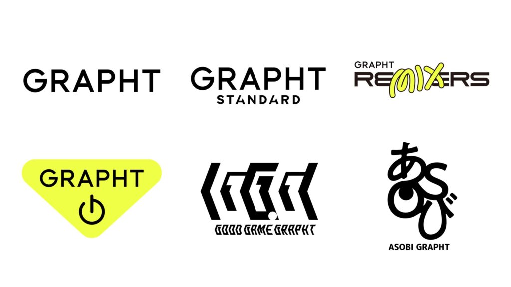 『GRAPHT』各種サブブランド ロゴマーク