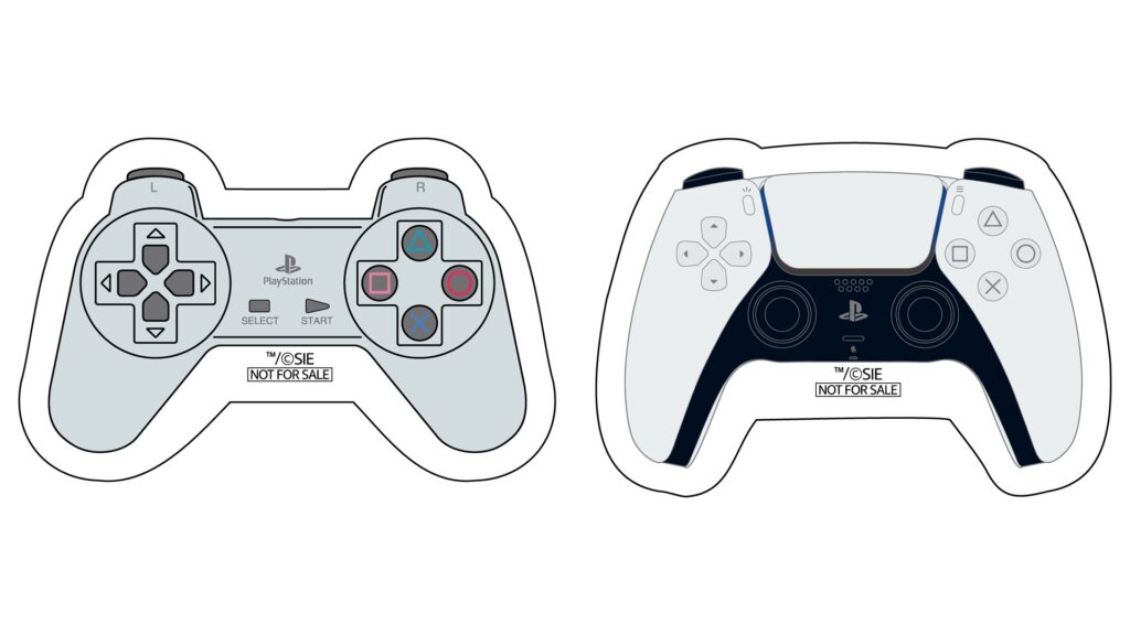 「PlayStation コントローラーデザイン」のステッカー