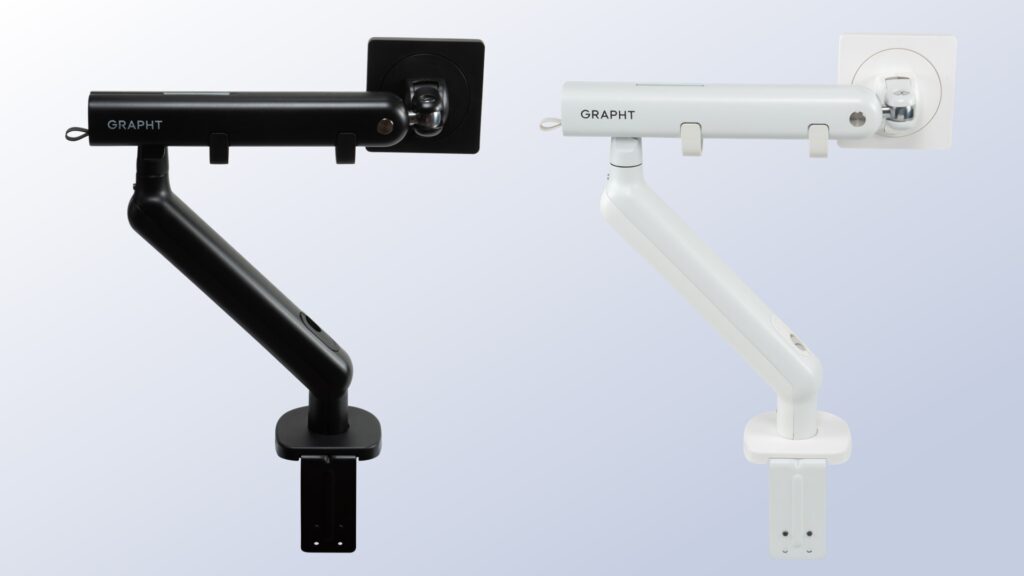 RAPHT Monitor Arm - Aero M9TQ (Black / White)