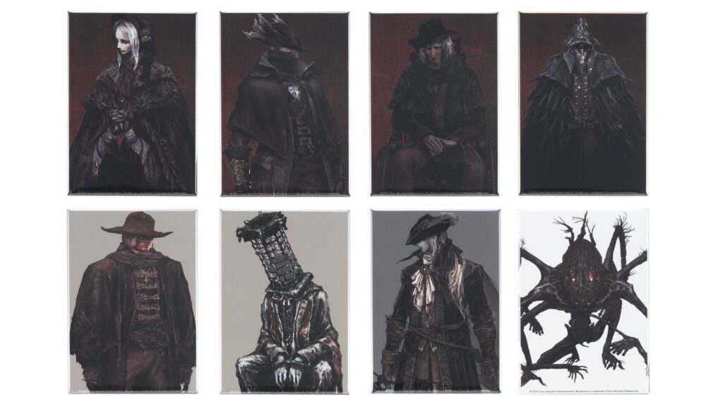 Bloodborne トレーディングスクエアマグネット 全8種（各W53×H80×D5mm）単品770円（税込）、BOX6,160円（税込）