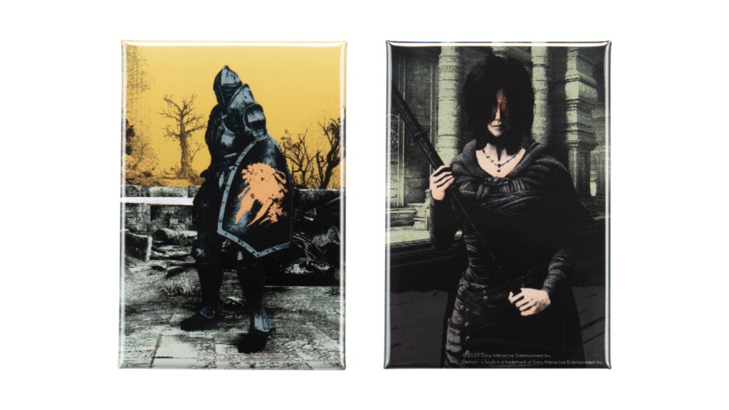 Demon's Souls スクエアマグネット 主人公 / 火防女（各W53×H80×D5mm）各660円（税込）