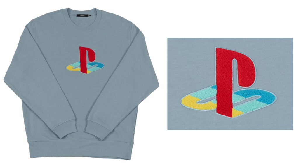 Heritage サガラ刺繍スウェット / PlayStation™ アシッドブルー（M / L / XL）8,800円（税込）