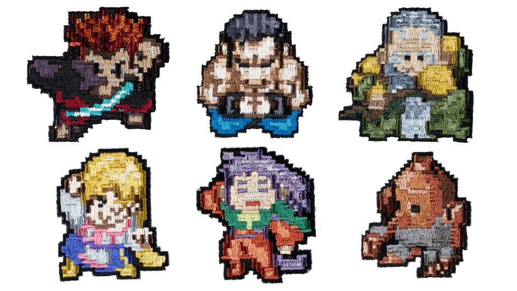 アークザラッドⅡ 刺繍ステッカー（トッシュ / イーガ / ゴーゲン / リーザ / ククル / ヂークベック）各1,320円（税込）