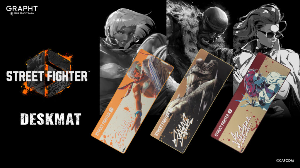 デスクマット 3種（エレナ、サガット、C.ヴァイパー）