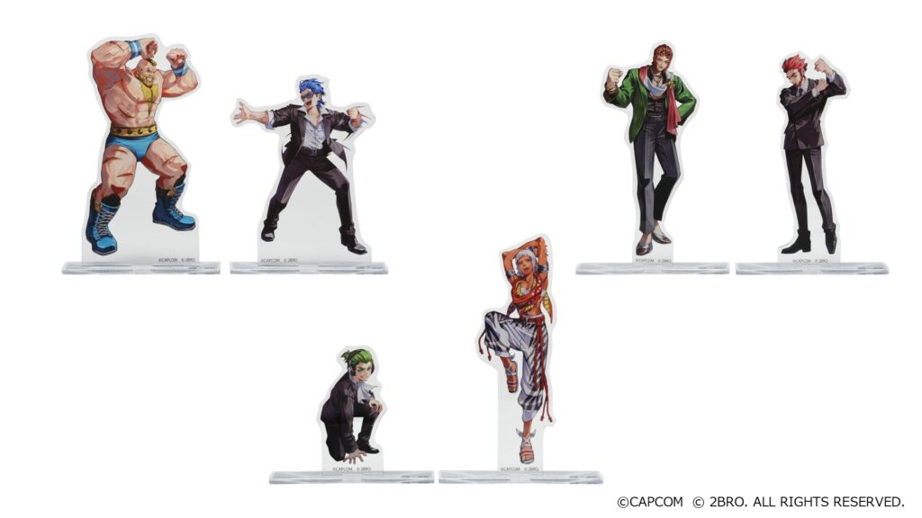 アクリルスタンド（兄者×ザンギエフ / 弟者×マリーザ / おついち×エレナ）