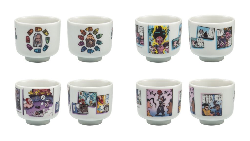 おちょこ4種 各1,320円(税込)、4種セット価格5,000円(税込、GRAPHT ECサイト限定価格)