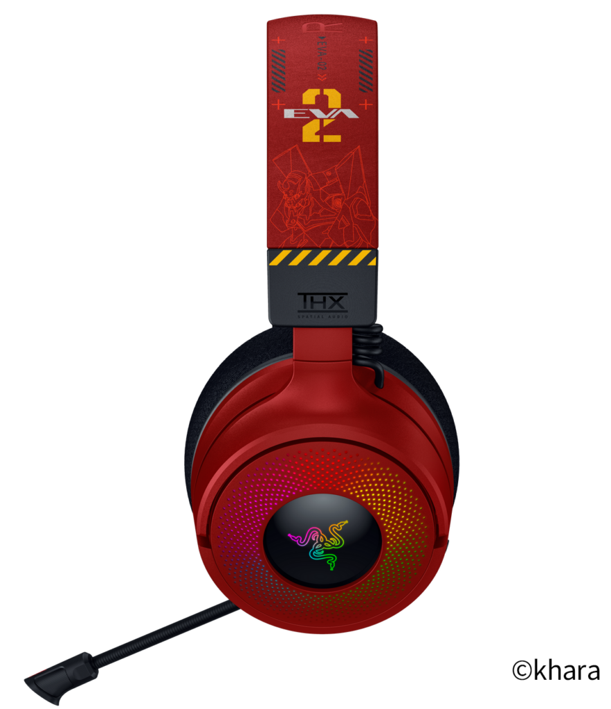 Razer Kraken V4 – EVANGELION(EVA-02)Edition