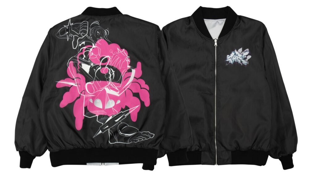 「ストリートファイター 6」ブルゾン ジュリ 裏（M / L / XL）