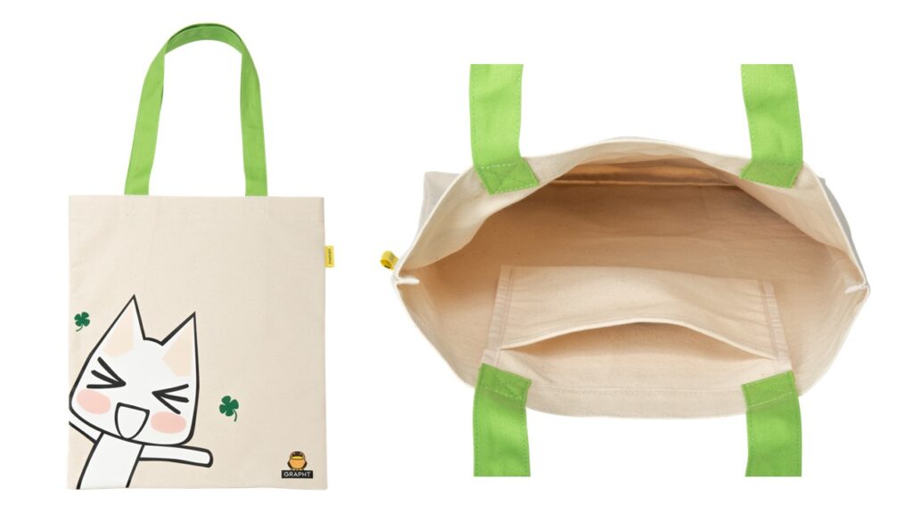 『どこでもいっしょ デイリートートバッグ』（縦40×横35cm）3,300円（税込）