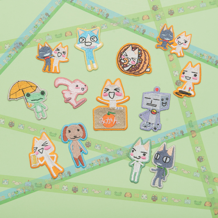 どこでもいっしょ 刺繍ステッカーシリーズ