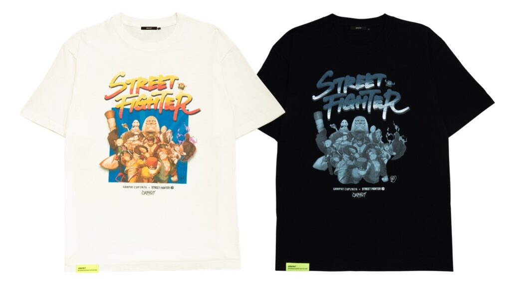 ストリートファイター6 GC26 Tシャツ バニラホワイト / ブラック(M / L / XL)税込5,500円