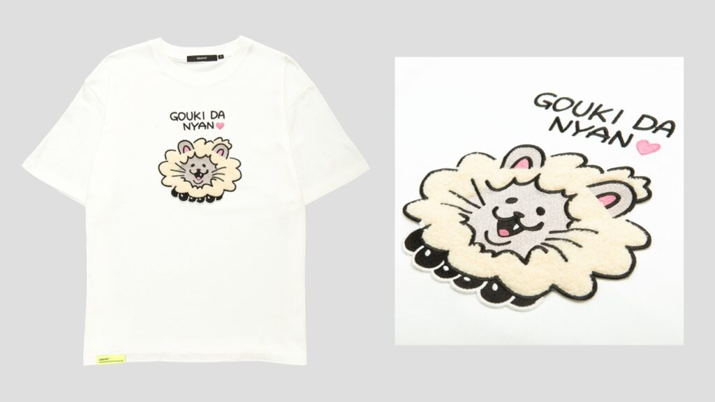 がんばれジュリちゃん 豪鬼ニャン Tシャツ 税込5,500円